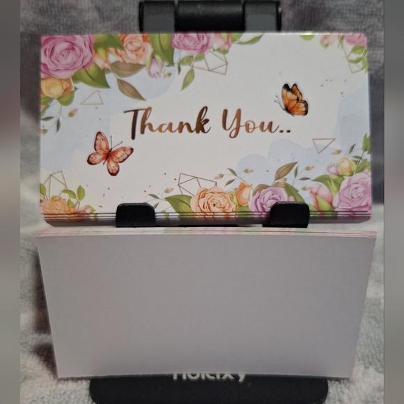NWT- 550ct. 50 Thank You Cards 500 Stickers BONUS: 3 10X13 Random Polymailers - Picture 5 of 6
